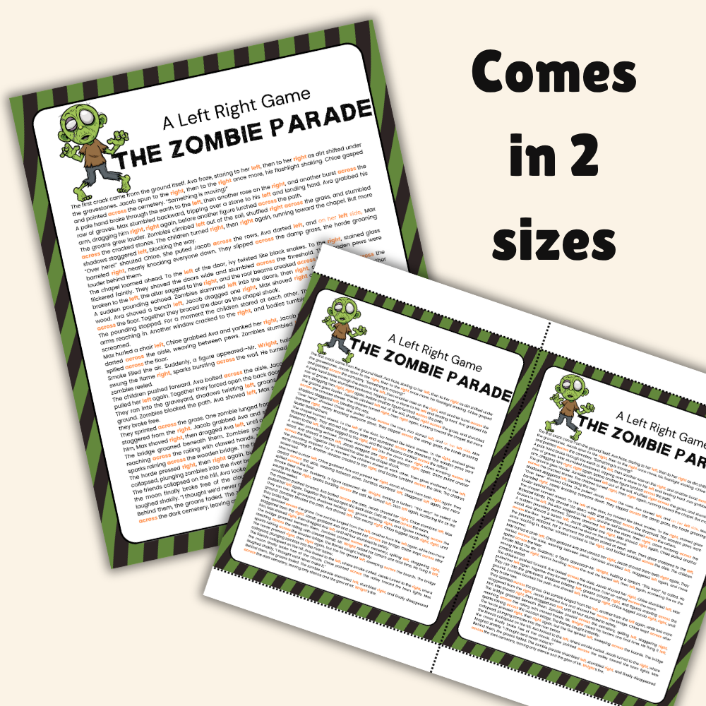Halloween Left Right Game - The Zombie Parade - Image 5