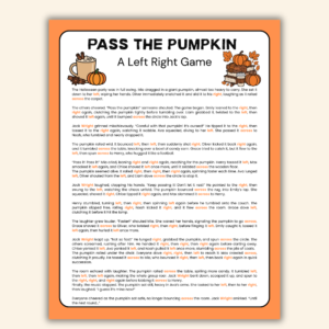 Pass the Pumpkin Game — Halloween Left Right Game